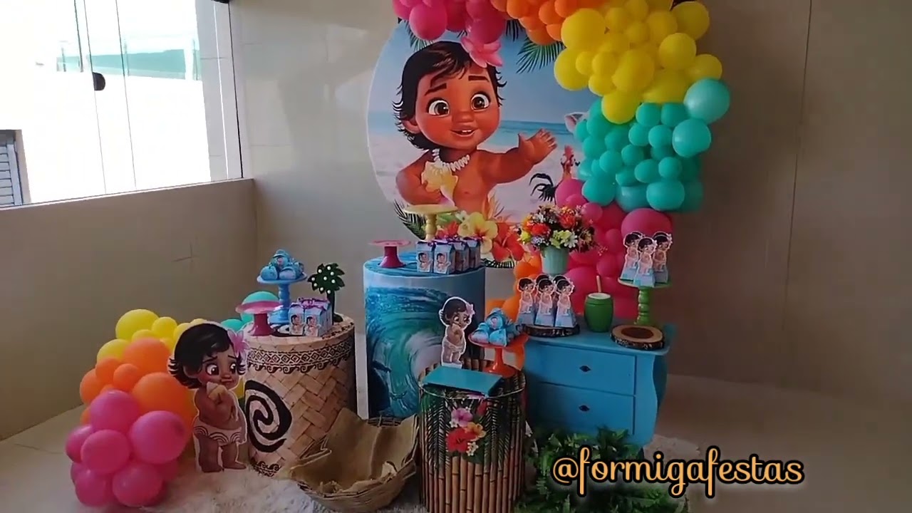 Fazendo a Nossa Festa - Encanto de festa com o tema Moana Baby!❤️😍  Credito: @partyplannerandprojects #Festainfantil #FestaMoanaBaby #MoanaBaby  #Moana #FestaMenina