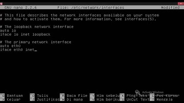 Tutorial Konfigurasi IP Address di Debian 7