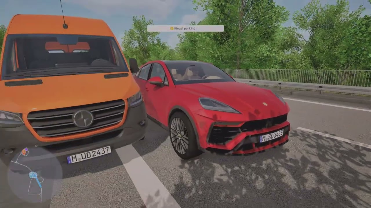 Playing city driver with a Steering wheel part 3 