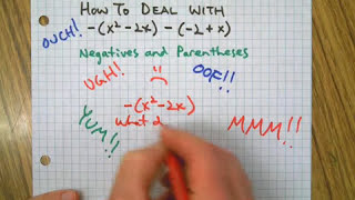 Negatives and Parentheses