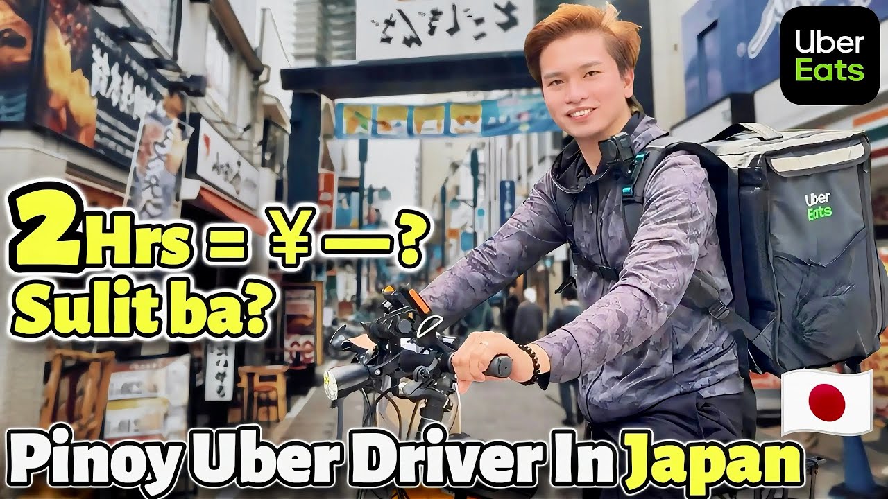 Magkano Kikitain sa 2 Hours na Pagba-Bike? Part 1 | Food Delivery in Japan (Uber Eats) Buhay Japan