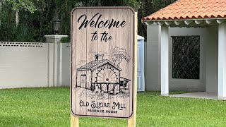 Trying The Revamped Old Sugar Mill Pancake House | De Leon Springs State Park FL