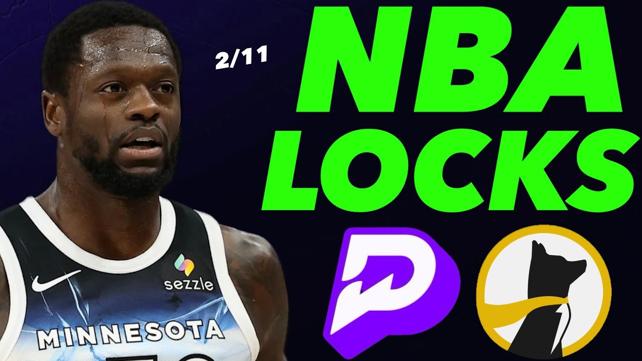 PRIZEPICKS NBA WEDNESDAY 2/11/26 - FREE PICKS!!!  (5-1 NBA RUN!!!) - BEST PLAYER PROPS - NBA TODAY