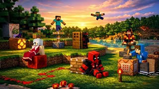 Minecraft SUPER SMP LIVE Gamplay   @DEADPLAYING