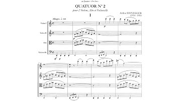Arthur Honegger - String Quartet No. 2, H. 103