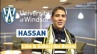 UWindsor Student Vlog : Meet our Student Ambassador Hassan