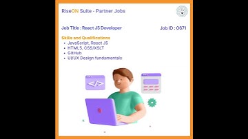 🎯 React JS Developer – Full-Time Opportunity – Partner Jobs | RiseON Suite