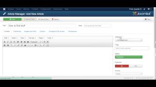 Joomla 3 2 Tutorials 3  How to add menu items to your joomla 3 2 website