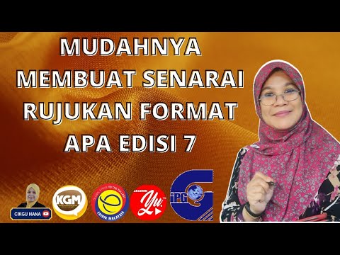 Video: Cara Membuat Senarai Rujukan Dan Sumber