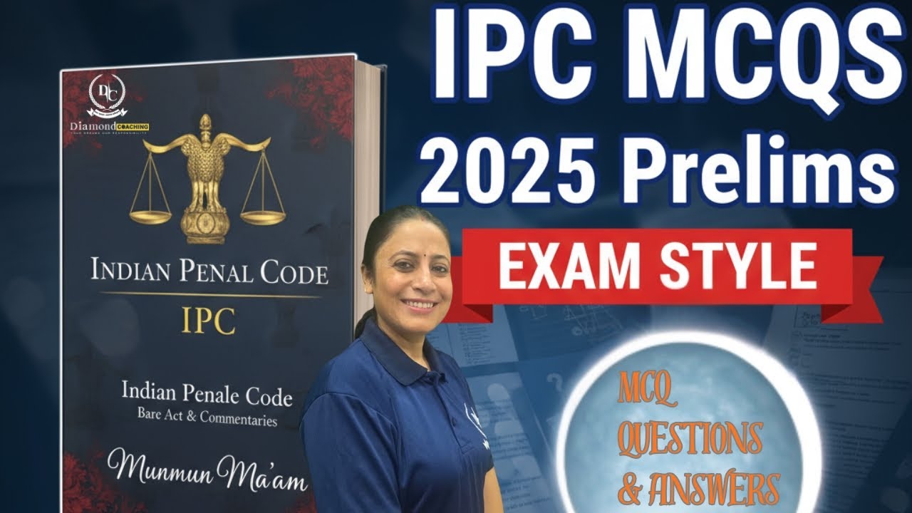 IPC MCQs with Answers & Explanations | Indian Penal Code  Important Questions for Prelims 2025 part4