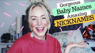 Gorgeous BABY NAMES with Amazing NICKNAMES | SJ STRUM