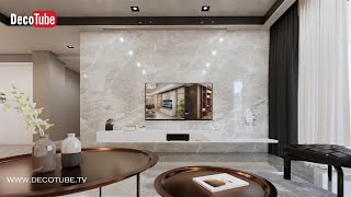 現代質感輕奢宅 客餐廳設計 Livingroom Design | Decotube.tv