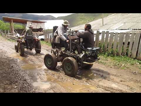 ხელნაკეთი ტრაქტორი 4x4 VS ჩინურა 4x2