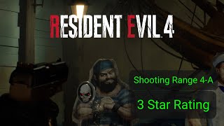 Resident Evil 4 Remake | Shooting Range 4-A (3* Rating, 13626 Score)