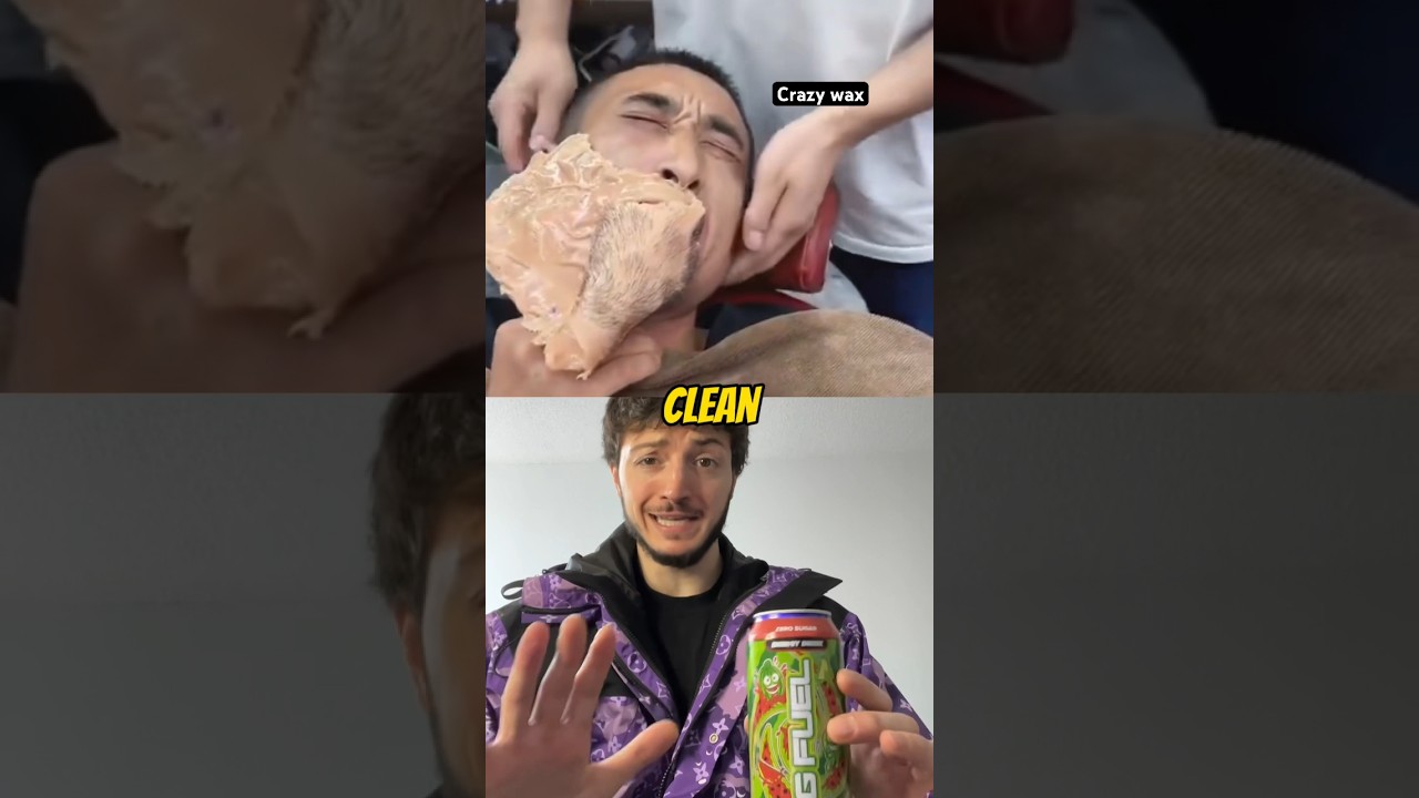 Insane Beard Waxing! 