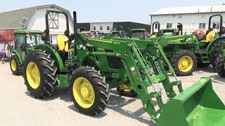 2024 John Deere 5075E Open Station w/ Loader! Sharp! JD Warranty! For Sale by Mast Tractor Sales