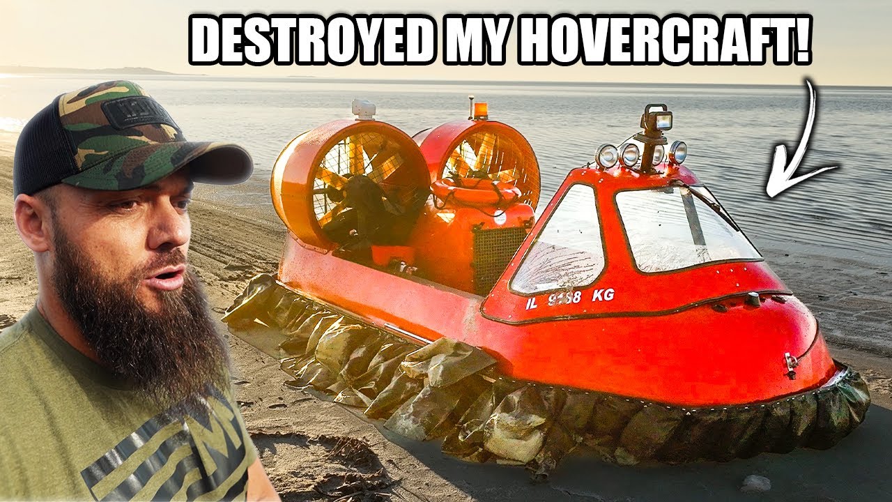 Внимание: суда на воздушной подушке чрезвычайно хрупкие 😅