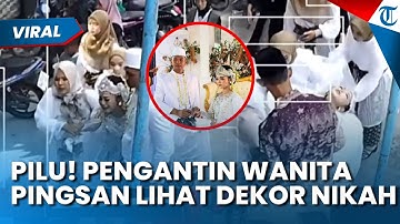 PILU! PENGANTIN Wanita Pingsan Lihat Dekorasi Pernikahannya, Nangis Histeris di Depan WO: Tak Layak