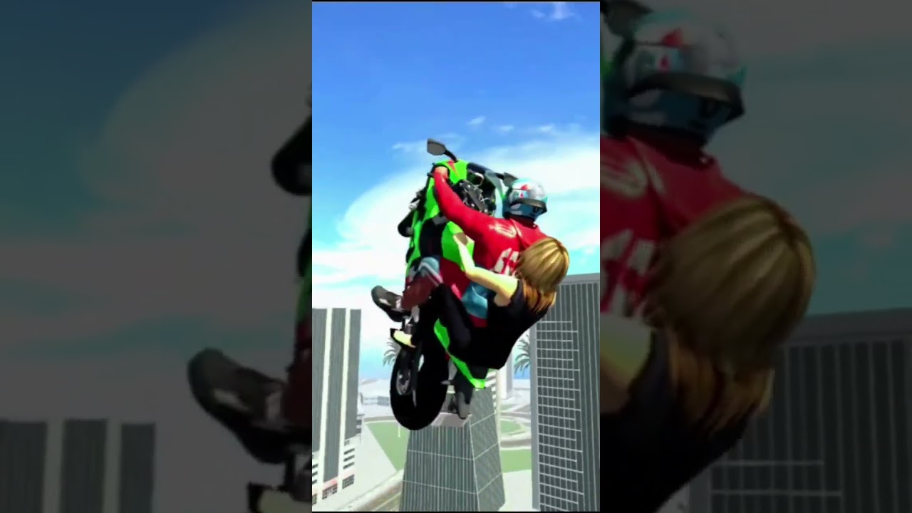 Franklin monster bike 🏍️ Ride! 💀 | In Indian bike 3D 🔥 