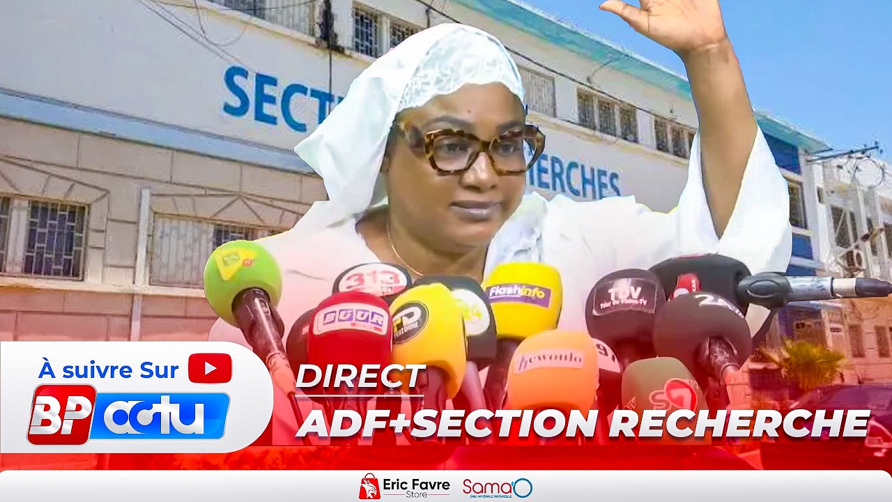 🔴 Direct - réaction à chaud d'Aïssatou Diop Fall après son audition à la Section de Recherches