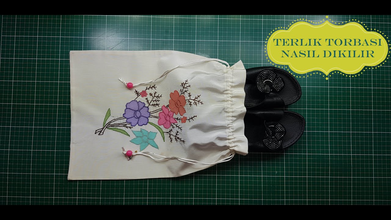 Terlik torbası nasıl dikilir