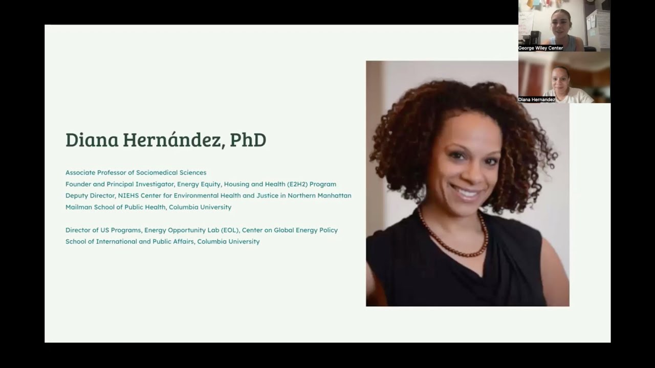 Orientation to Energy Justice with Diana Hernández | Summer 2024 Organizing Series Workshop 2/4