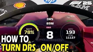 How to Turn On/Off DRS in F1 25