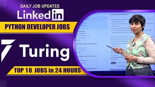 Top 10 Python Developer Jobs in LinkedIn | Hyderabad Fresher Jobs | Daily Job Updates