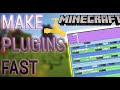Minecraft plugin coding fast  easy  visual bukkit
