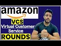 Amazon new pattern vcs assessments with answers  4 rounds