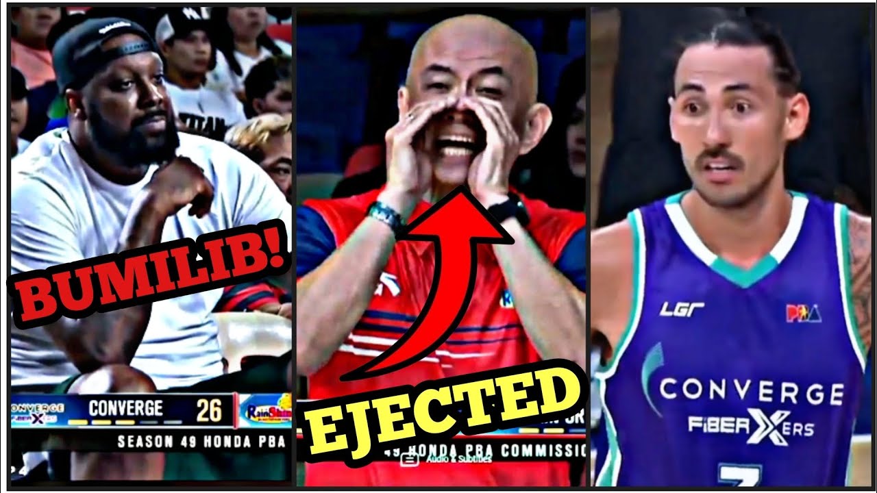 COACH YENG, NA EJECT! | ANDRAY BLATCHE, BUMILIB SA CONVERGE! | CONVERGE VS RAIN OR SHINE | PBA