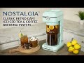 Clit3plsaq  nostalgia classic retro caf ice iced tea and coffee brewing system