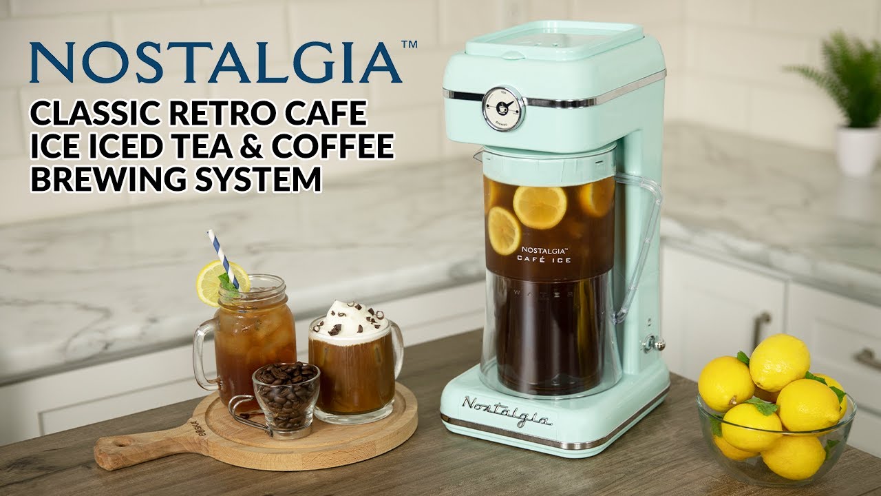 CLIT3PLSAQ | Nostalgia Classic Retro Café Ice Iced Tea and Coffee