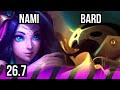 NAMI & Caitlyn vs BARD & Varus (SUP) | EUNE Master | 26.7