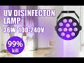 Fake UV disinfection lamp from eBay.