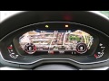 Audi A4 Virtual Cockpit Bedienung (2017)