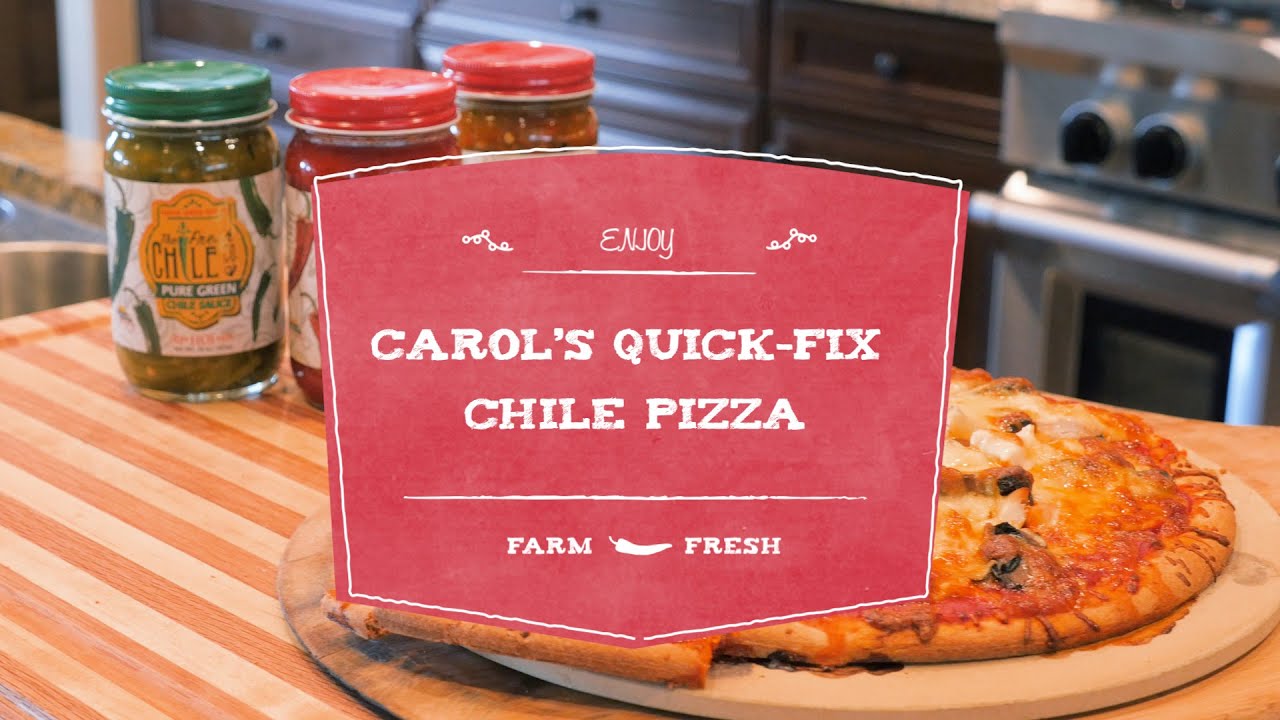 Carol's Kitchen QuickFix Hatch Chile Pizza YouTube