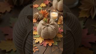 🎃 Jute Twine Pumpkin Decor DIY | Cozy Rustic Fall Craft