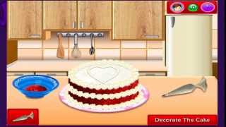 Red Velvet Cake Girls Game Plaza Cooking Cake Game Online screenshot 4