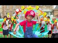 【USJ】ミッション‼️4つのステージをクリアすると最高の仲間たちとのパーティーだ!!!【全力きっずTV】