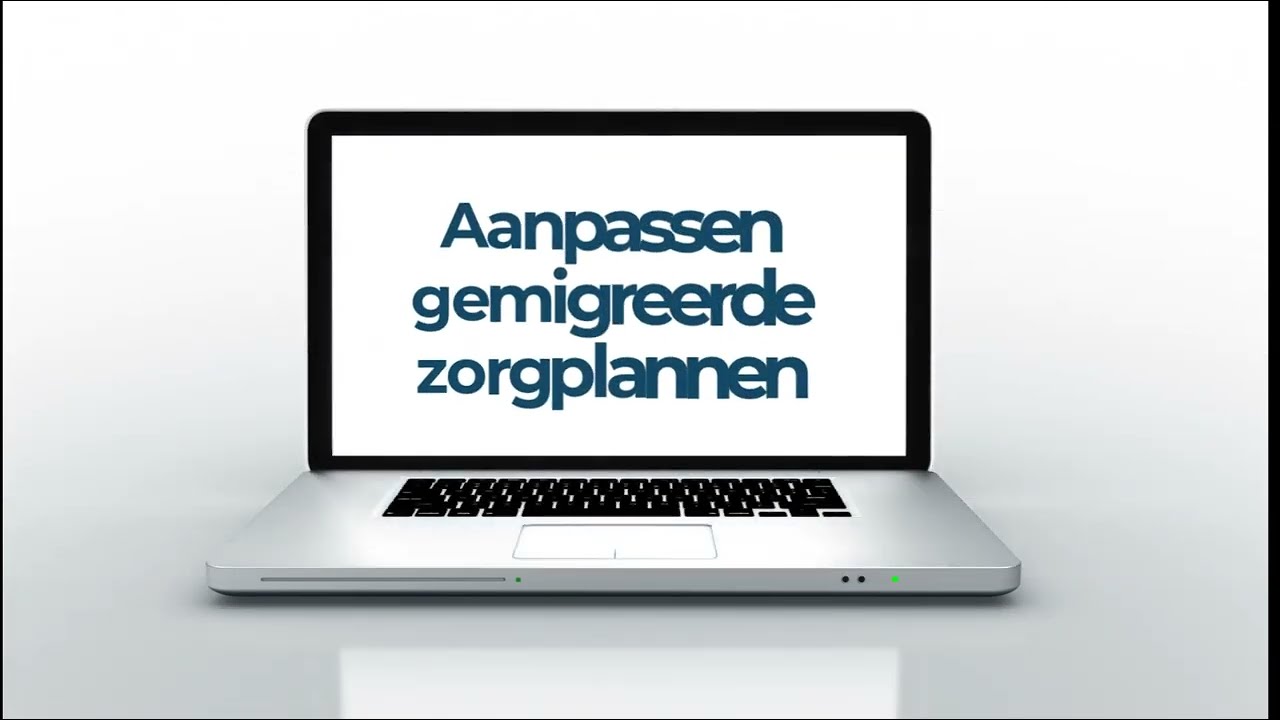 Aanpassing van een zorgplan na migratie