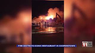 The Coachman Inn in Cooperstown destroyed by fire