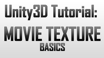 [Unity 4] The basics of Movie Textures