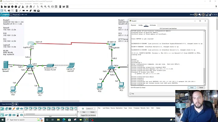Configure Dynamic NAT (NAT Pool) on a Router using Cisco Packet Tracer | IPvChris