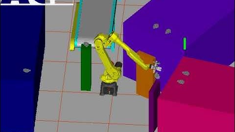 Roboguide Robot Simulation Video by Automated Cells and Equipment