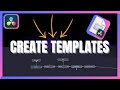 EXPORT Fusion comps and save TEMPLATES with DAVINCI RESOLVE! THIS IS HOW!