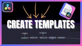 EXPORT Fusion comps and save TEMPLATES with DAVINCI RESOLVE! THIS IS HOW!