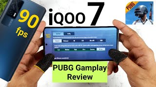 iqoo 7 90fps pubg gameplay & 4d vibration support testing