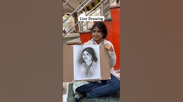 Live Drawing ❤️ portrait drawing