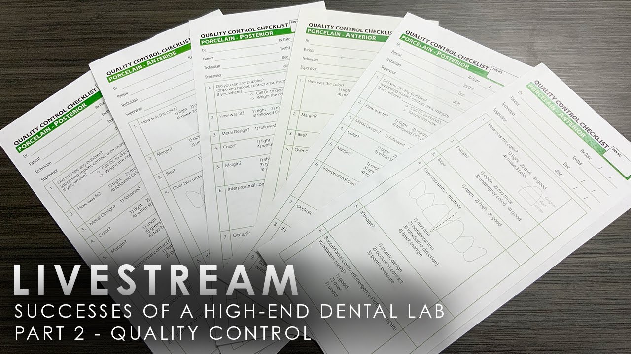Successes of a HighEnd Dental Lab Part 2 Quality Control YouTube
